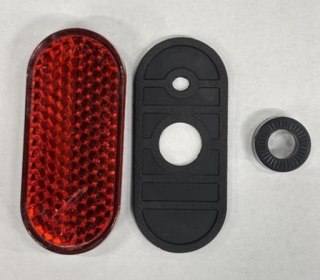 Lampka tylna RL6V35 FENDER MOUNT Rear Reflector StVZO W/RUBBER WO/BOLTS