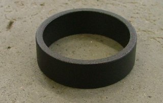 Podkładka sterów Ø34xØ28.7x10mm AL B.BLK
