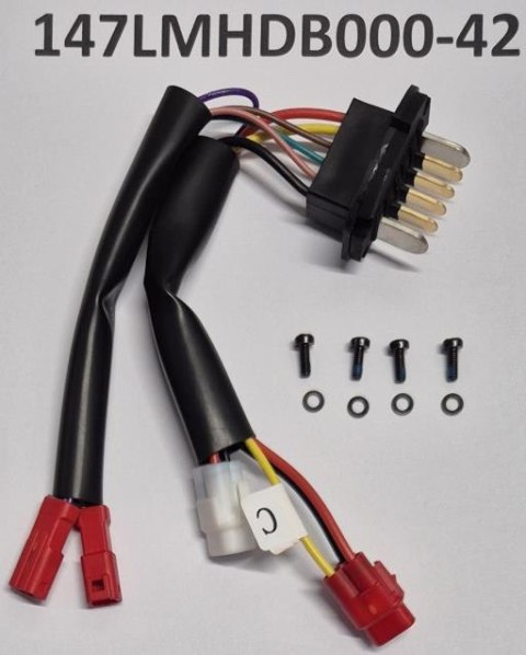 Przewód elektryczny DISCHARGE CABLE/TUBE BATT TO MOTOR(NEW PLUG)/6PIN YX/110MM/G-SYSTEM/V1167/ W/USB / W/R.E. /NEW RUBBER