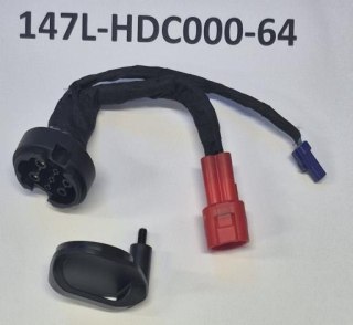 Przewód elektryczny ON BOARD CHARGE CABLE/DISCHARGE CABLE/7 PIN/BLK ALUMINUM HANDLE/CABLE 100MM/G-SYSTEM/V1167