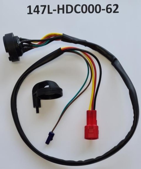 Przewód elektryczny ON BOARD CHARGE/DISCHARGE CABLE TO CHARGER&R.E./7 PIN/BLACK ALUMINUM HANDLE/JST 02R/CABLE 650MM/G-SYSTEM/ MY