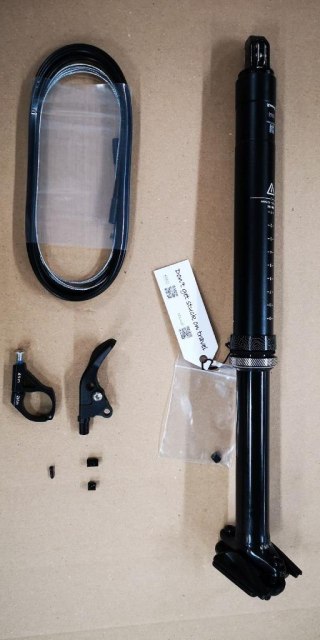 Sztyca JD-YS105-JL 30.9x459 150mm BLK W/Remote Internal 2000 HORIZONTAL LEVER