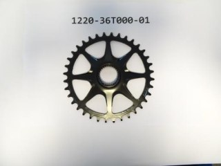 Tarcza mechanizmu 36T Direct mount Narrow-Wide Single Chainring Steel Forged ED BLK CL:52mm (EM01-YAV01-NS36T-C52) for SyncDrive
