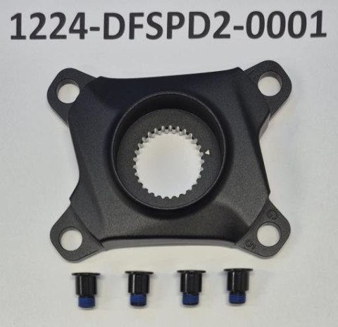 Tarcza mechanizmu DFSPD1 Spider 2X Chainring BCD:107 BLK W/4PCS M8 Bolts