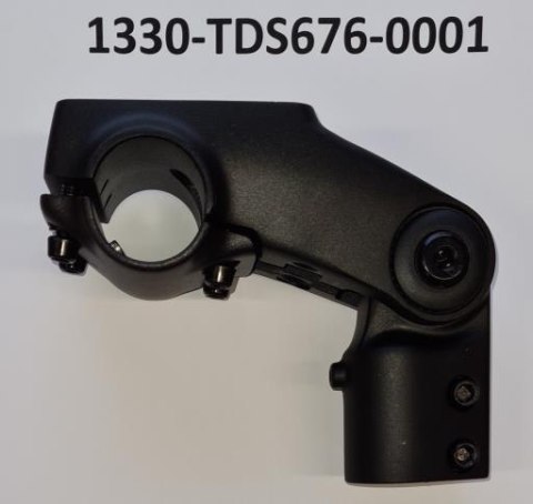 Wspornik kierownicy TDS-676 A 8FOV Alloy 28.6 90 31.8 60 Anodize Sand Black BLK for ACROS AZF-592