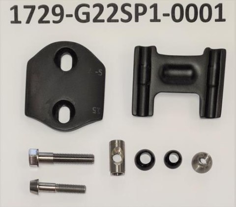 Zacisk siodła G22SP1 TITANIUM SAND BLK Sil WITH BOLT
