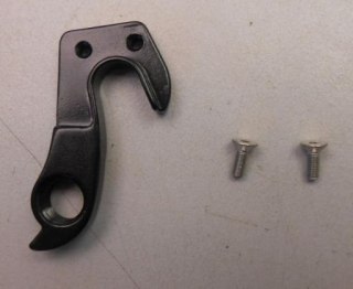 Hak przerzutki tylnej RE171A BRACKET AL JY001B ANO. BLK W/2-M3X0.5X8L STL