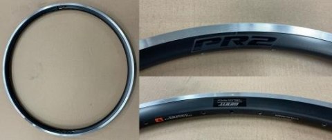 Obręcz aluminiowa PR2 (25D22) 700CX24H F/V BLK W/CNC W/MY21 PR2 Decal