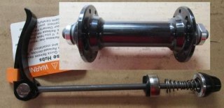 Piasta przednia R736-F 14G QR(114)BLK 16X100 BLK SEAL BEARING W/O LOGO W/O CNC