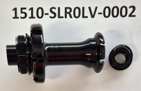 Piasta przednia SLR 0 LV1 AERO DBF 21H 100/Ø12mm ALLOY Anodize Gloss BLK CL W/Laser Etch