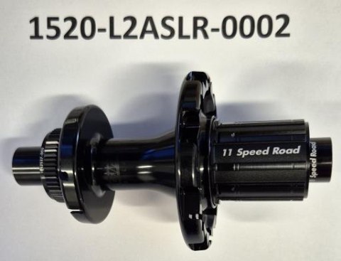 Piasta tylna L2ASLR SLR1 LV2 AERO DBR ROAD 24H 142/Ø12mm CL 11-Spd HG BLK W/Laser Etch