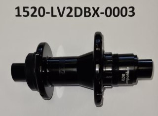 Piasta tylna LV2DBXDR 24HX142/Ø12mm BLK DB CL SRAM XDR WO/Thru Axle W/MY21 GIANT LOGO