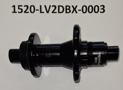 Piasta tylna LV2DBXDR 24HX142/Ø12mm BLK DB CL SRAM XDR WO/Thru Axle W/MY21 GIANT LOGO