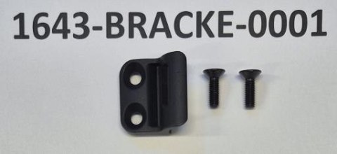 Przelotka linki/hak przerz. przedniej FD Bracket for MY24 Defy/Avail E+ ALLOY BLK W/Bolts