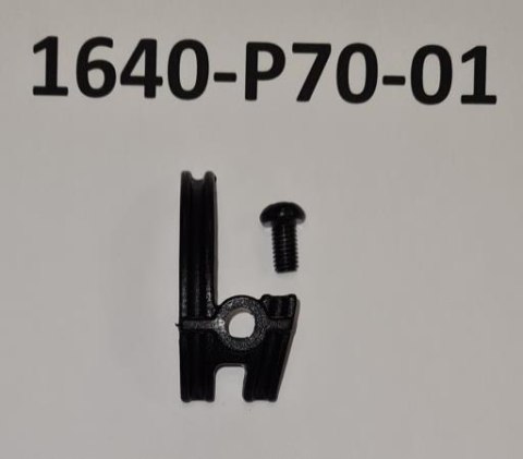 Przelotka linki/hak przerz. przedniej P70 NYLON BLK w/M5x0.8x9 BED Bolt