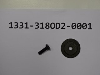 Stery - części OD2 TOP CAP 35.2 CARBON BLK W/BOLT M6X22