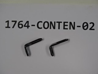 Uchwyty błotnika CONTEND FENDER BRIDGE L+R L:30.2 W:10.2 H:16.6 STAINLESS BLK (FOR MY20 CONTEND/DEFY SL DISC)