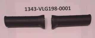 Chwyty VLG1986 (S) VEXK BLACK L/R:120MM CLOSE WITH LOCK ON ALLOY BLACK W/O LOGO W/O END PLUG