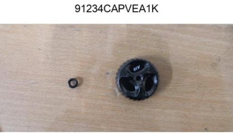 Części widelca CREST 34 Air spring cap kit BLK W/4X2 Oring