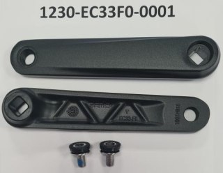 Mechanizm korbowy EC33 F0 SQUARE ALLOY 160.0 ANODIZE SAND BLK BLK W/O LOGO