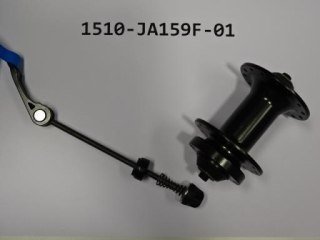 Piasta przednia JA159F-DSE 1428100 AL BK W/AL BK QA02T D19MM L=118 W/O LOGO