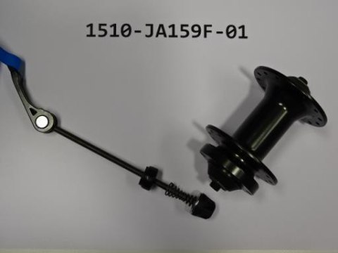 Piasta przednia JA159F-DSE 1428100 AL BK W/AL BK QA02T D19MM L=118 W/O LOGO
