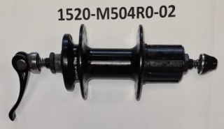 Piasta tylna M504-R 14 32 135 AL ANO.BK 8/9/10S W/AL BK QR HQA11 (NUTФ19mm) L=155MM W/O logo, 6-BOLTS