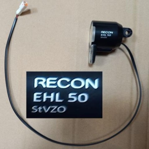 Przednia lampa RECON E HL50 500 MM 6-48 V BLK W/REF. W/JST 02T-JWPF-VSLE-S 500MM Wire
