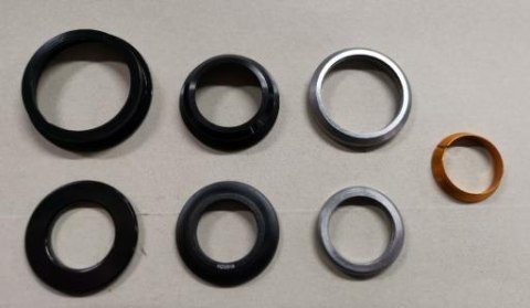 Stery NO571 SEAL BEARING 28.6 41 BLACK 30 51.8 BLACK 12.6 WITH TOP COVER ANODIZE SAND BLACK WITH CROWN RACE W/O LOGO