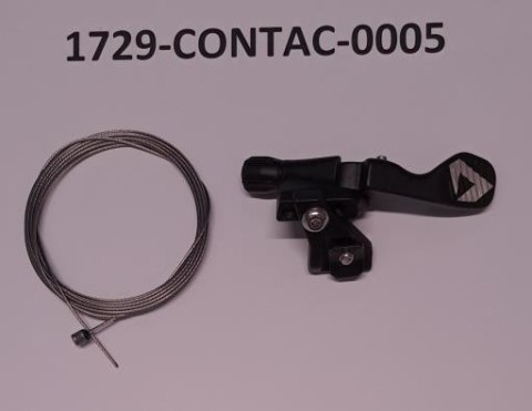 Sztyca CONTACT SWITCH AT ISPEC EV LEVER BLK W/BRACKET W/1.15MM 2000MM CABLE