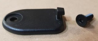Części drobne hamulca Cable stopper cap (no hole) BLK for SRAM e-tap M4x0.7x12L