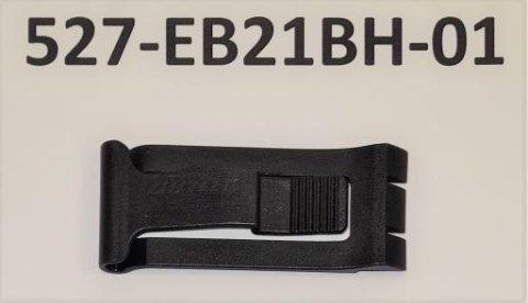 Części elektryczne e-Bike Battery lock clip on battery cover for 500WH battery Black MATT