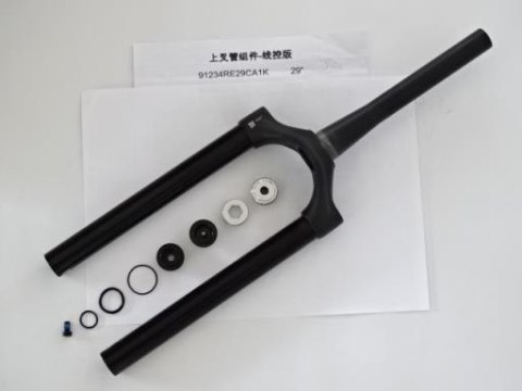 Części widelca CREST 34 29" Stanchion, Crown, OD40 Steerer BLK W/M32 Nut for Remote