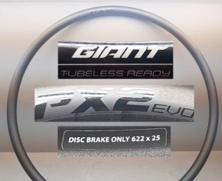 Obręcz aluminiowa GE25 DISC(PX2 EVO Disc) 29X24H F/V B.BLK