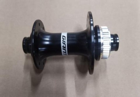 Piasta przednia LV3DBF 24HX100/Ø12mm BLK DB CL WO/Thru Axle W/MY21 GIANT LOGO