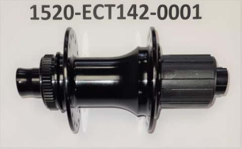 Piasta tylna ECT142S 32Hx142/Ø12mm BLK Center Lock Disc 11-Spd W/O Logo