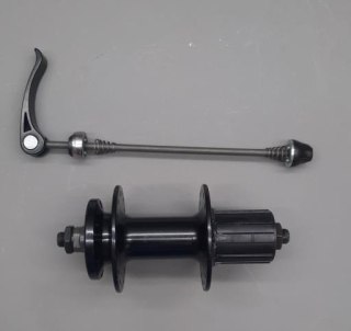 Piasta tylna M504-R 14 32 135/Ø5mm AL ANO.BK 7/8/9S W/4.0mm washer 135/Ø5mm 6 BLT W/AL BK QR HQA11 (NUTФ19mm) L=155MM W/O logo