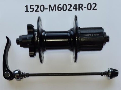 Piasta tylna M6024-R 14G 28H 135mm BLK W/QR HQA11 L=155mm