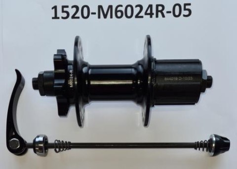 Piasta tylna M6024-R 14G 32H 135/Ø5mm W/BLK QR HQA11 L=155MM