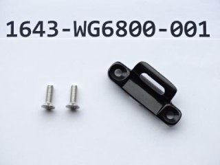 Przelotka linki/hak przerz. przedniej WG68 A7075-T6 ANO BLK W/2 PCS M5X0.8X15L STL BOLT