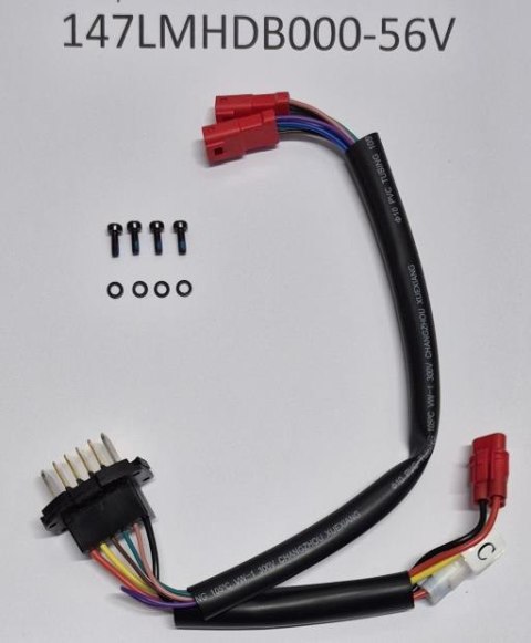 Przewód elektryczny DISCHARGE CABLE/TUBE BATT TO MOT(NEW PLUG/EP8)/6PIN YX/110MM/G-SYSTEM/V1167/ W/USB / W/R.E. /NEW RUBBER