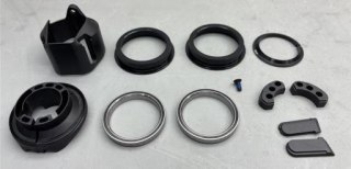 Stery HS-HL-01 28.6x62x39.7x62 BLK STACK HEIGHT:57.3 W/TOP COVER W/CROWN RACE