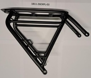 Bagażnik MIK HD ALLOY REAR CARRIER BLK MY26 EXPLORE E+ DD L/XL, STA L