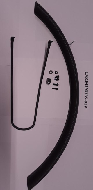 Błotnik przedni Front Fender AL6061 Width 60mm R390mm Sand BLK