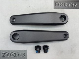 Mechanizm korbowy EC40 F17-ISIS-170(BL-S02) Isis ALLOY 170 Sand Black BLACK WO/LOGO