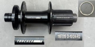 Piasta tylna M9204-R 28H 142/Ø12 6-Blt W/TRACKER LOGO
