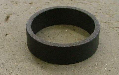 Podkładka sterów Ø34xØ28.7x10mm AL B.BLK