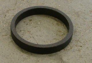 Podkładka sterów Ø34xØ28.7x5mm AL B.BLK