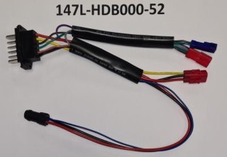 Przewód elektryczny Discharge Cable Battery to Motor (new plug) 6 Pin YX L=120mm SG-System w/USB w/R.E. w/HRS