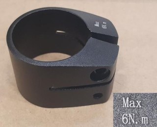 Zacisk siodła D349 D34.9 ALLOY BLK W/2xM5 Bolt